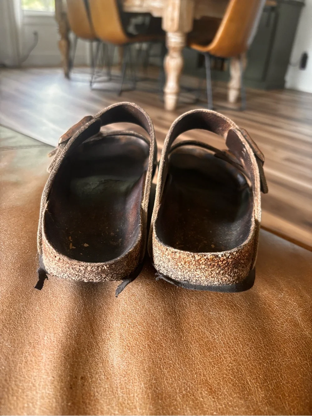 Birkenstock Arizona 37 Narrow Camel brown.